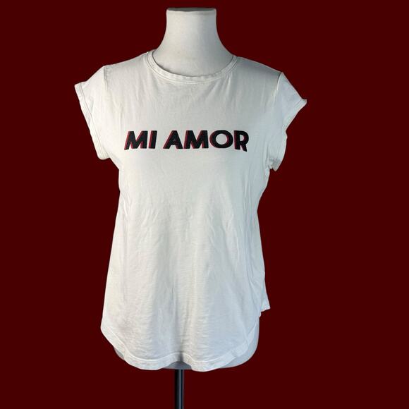 Mi Amor Capped Sleeve Tee Small - Picture 7 of 7